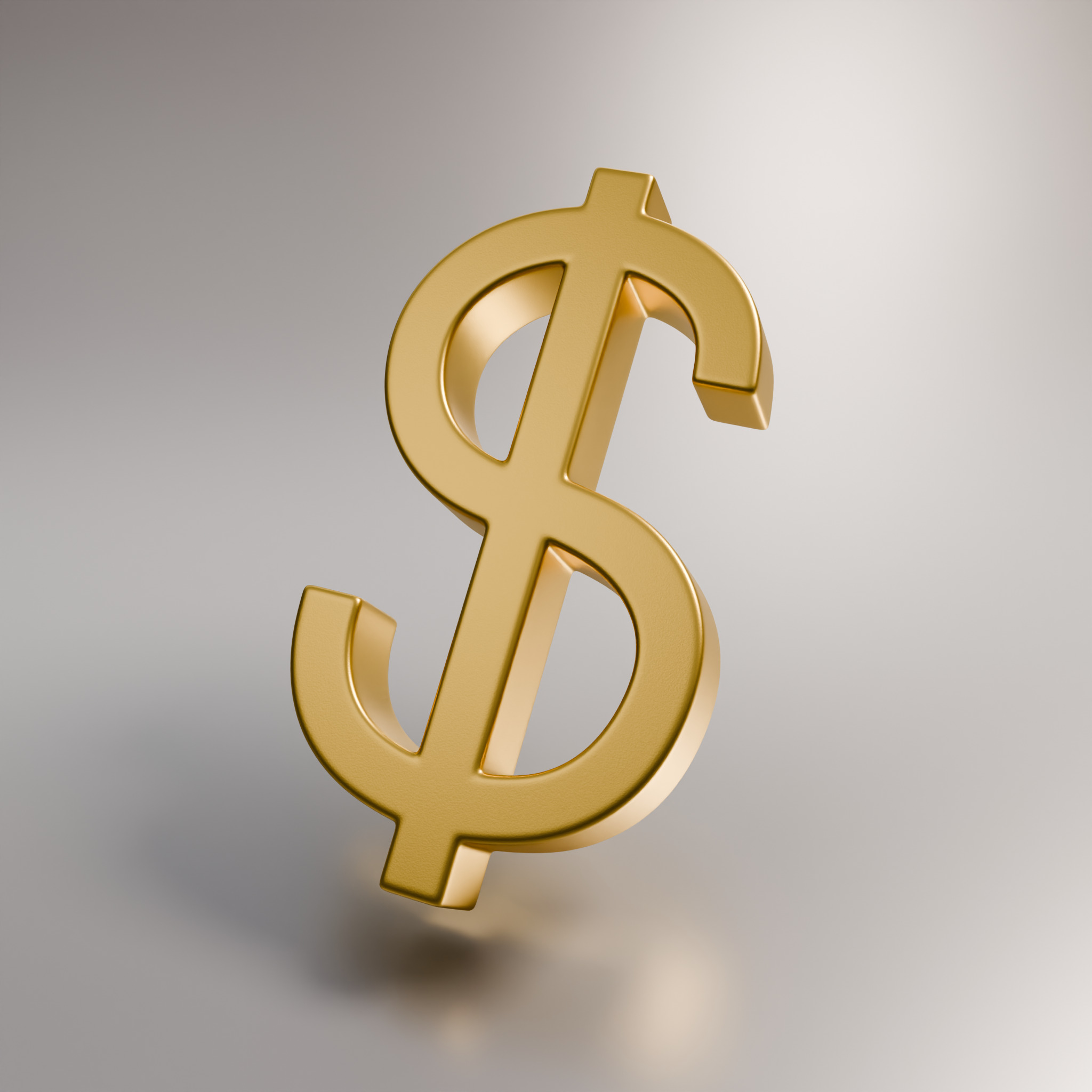 Dollar Currency Symbol 3D model_2