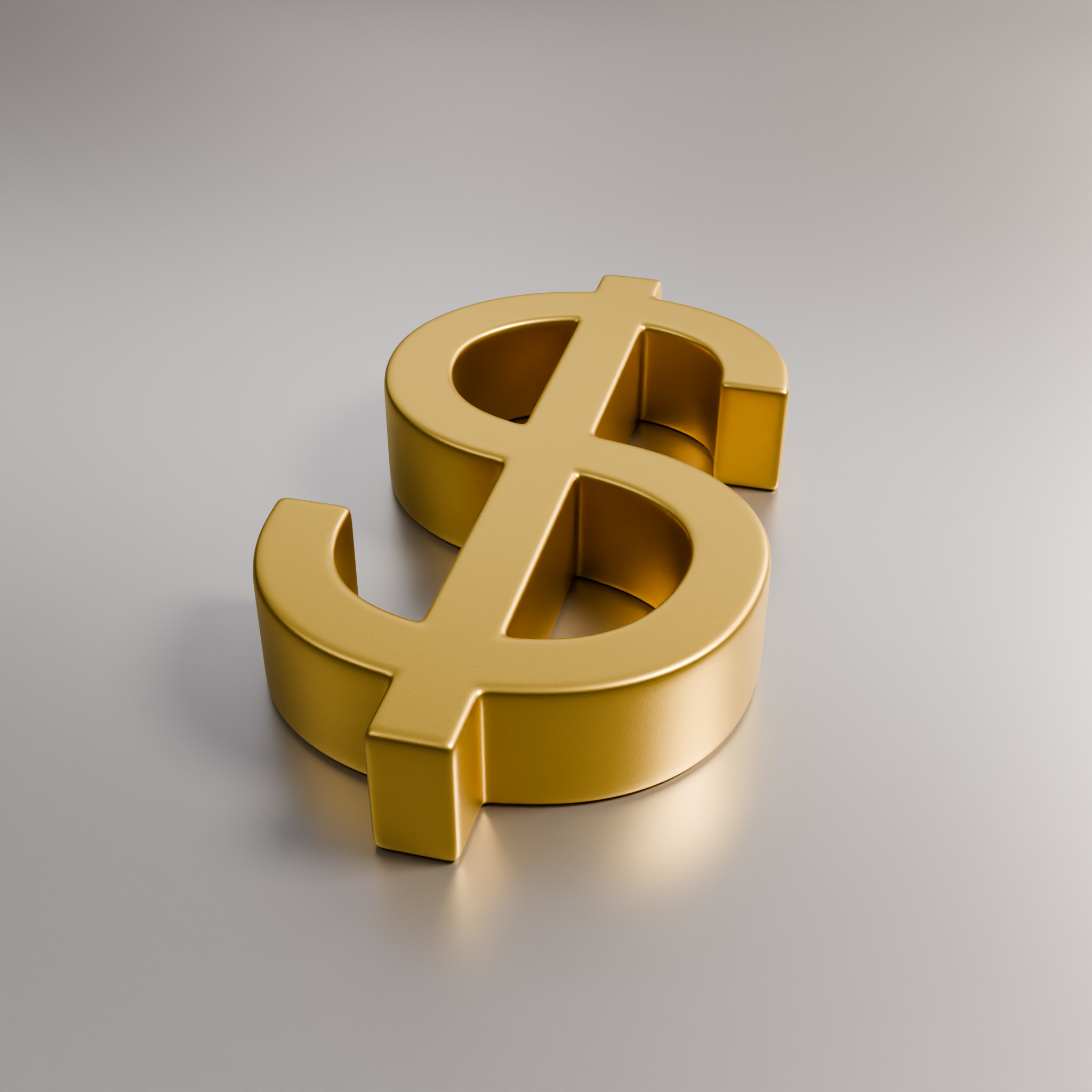 Dollar Currency Symbol 3D model_1
