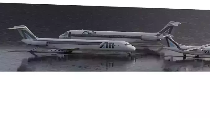 ALITALIA MD82 ATR42 AND DC9-32