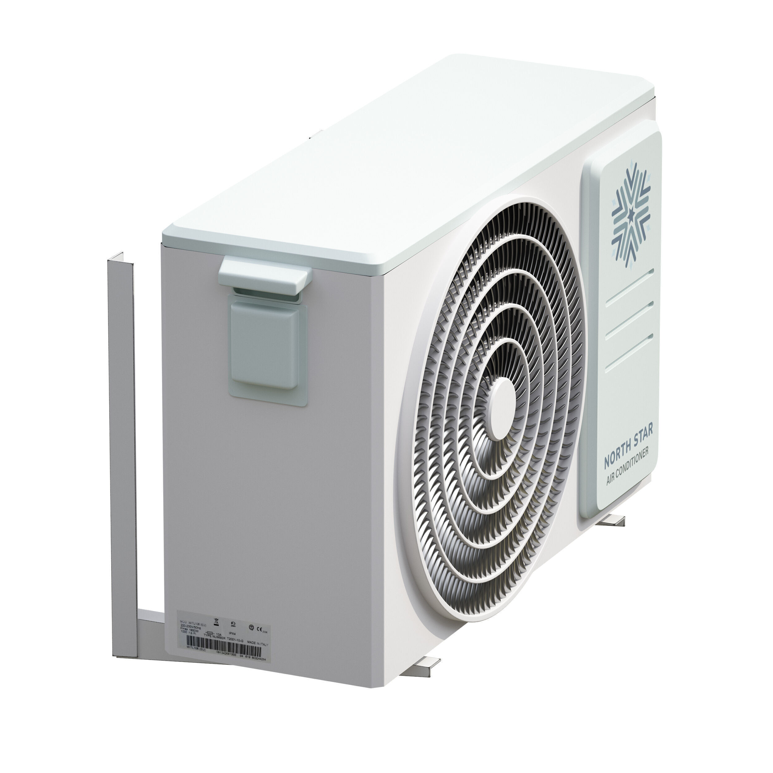 Air conditioner outdoor unit air conditioner 3D model_3