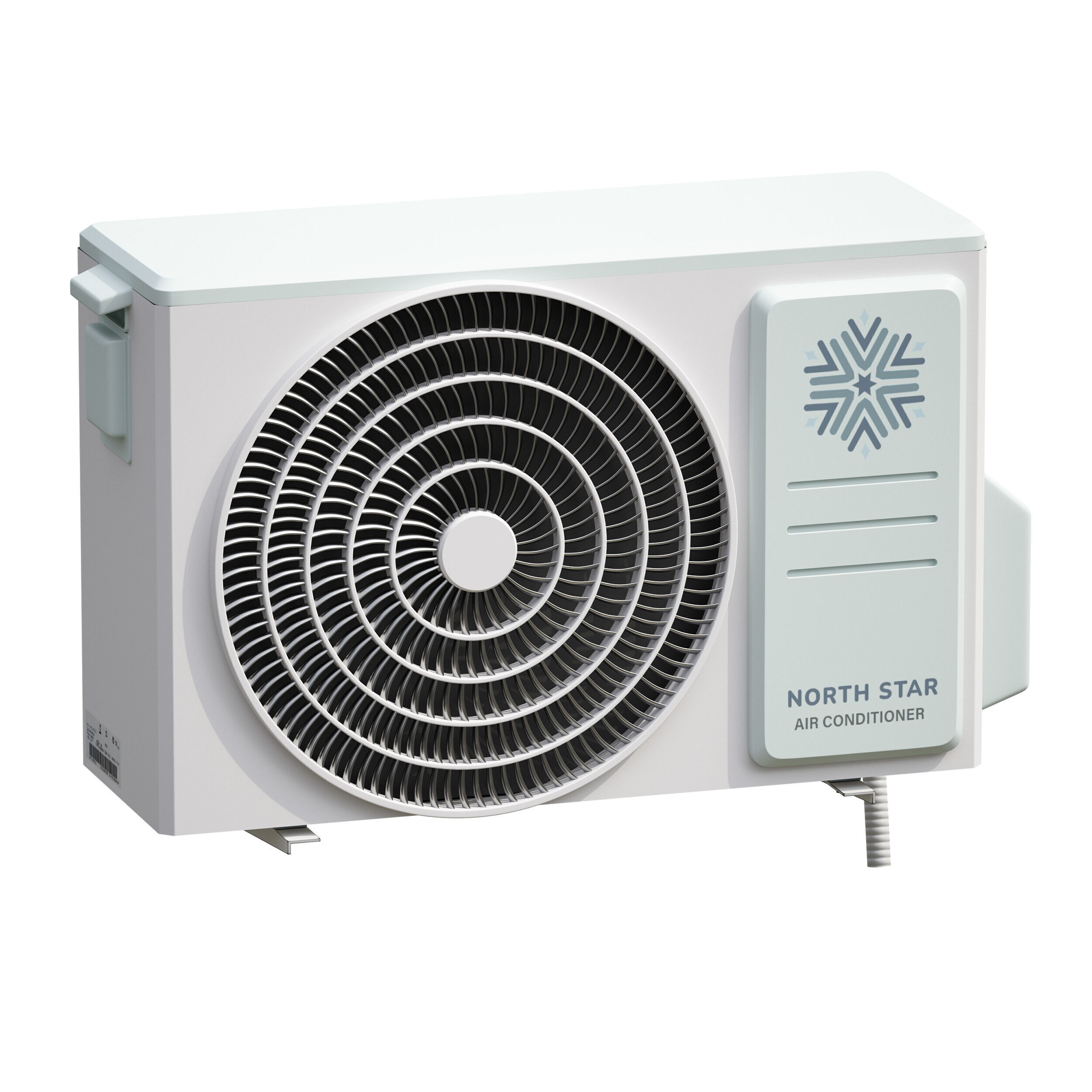 Air conditioner outdoor unit air conditioner 3D model_8