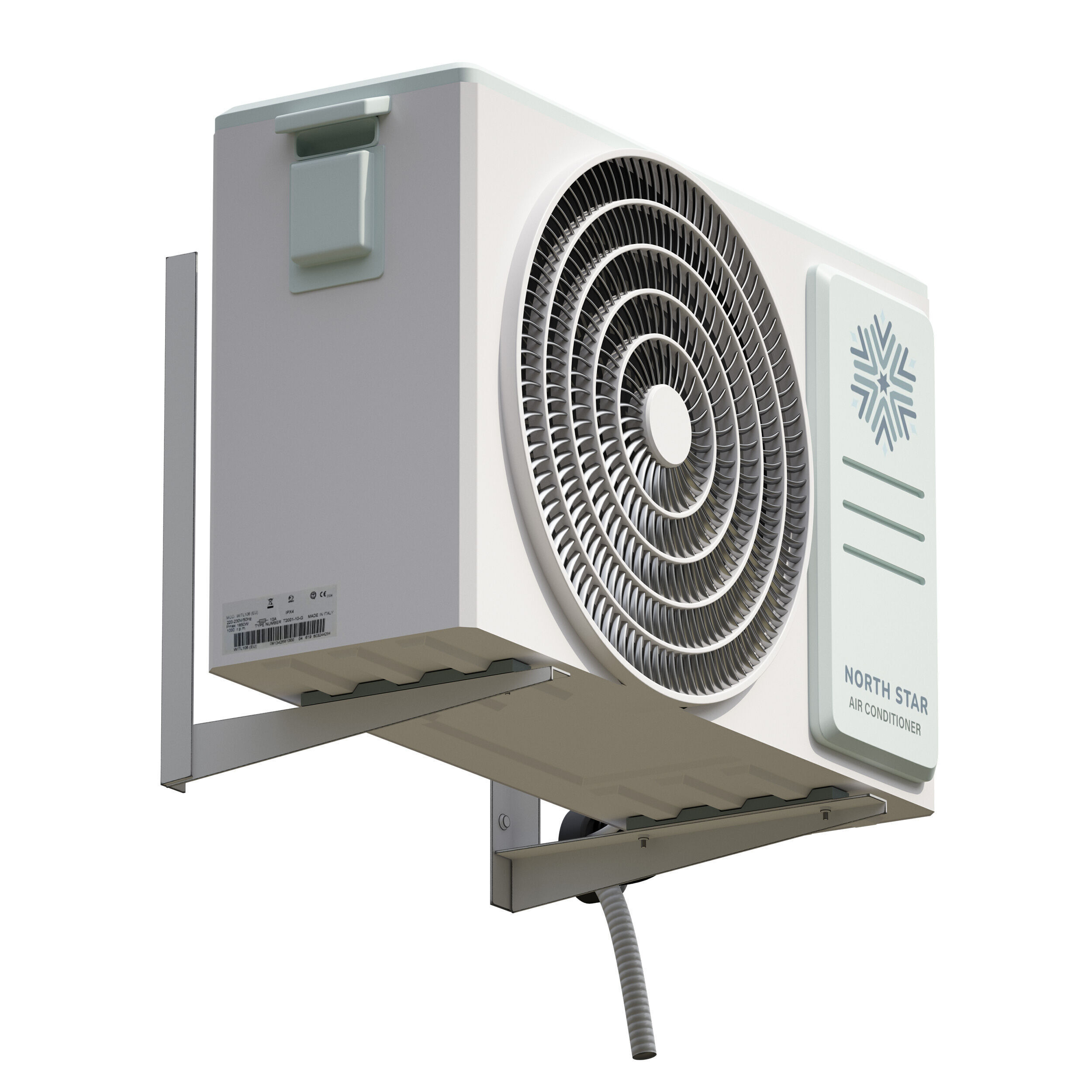 Air conditioner outdoor unit air conditioner 3D model_5