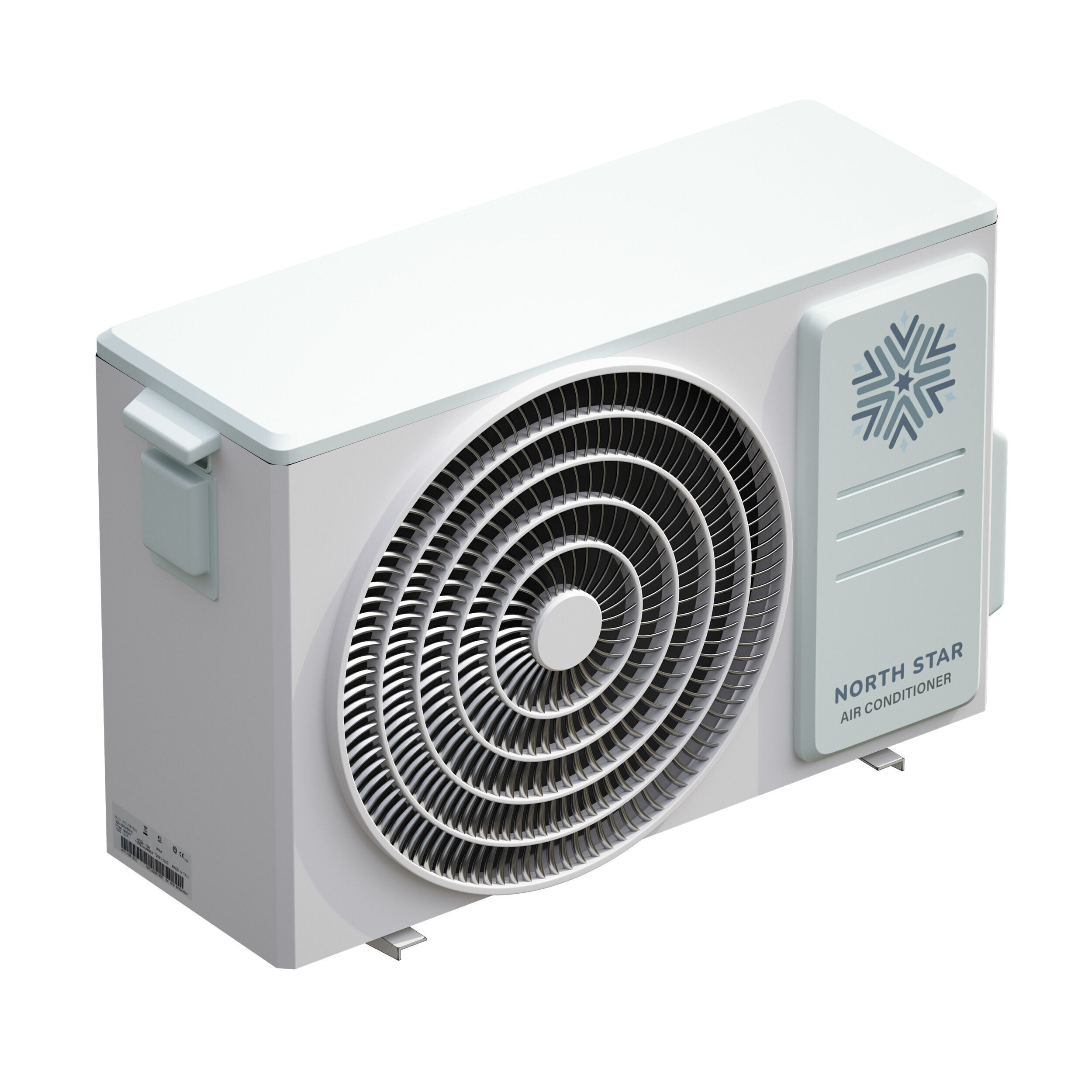 Air conditioner outdoor unit air conditioner 3D model_2
