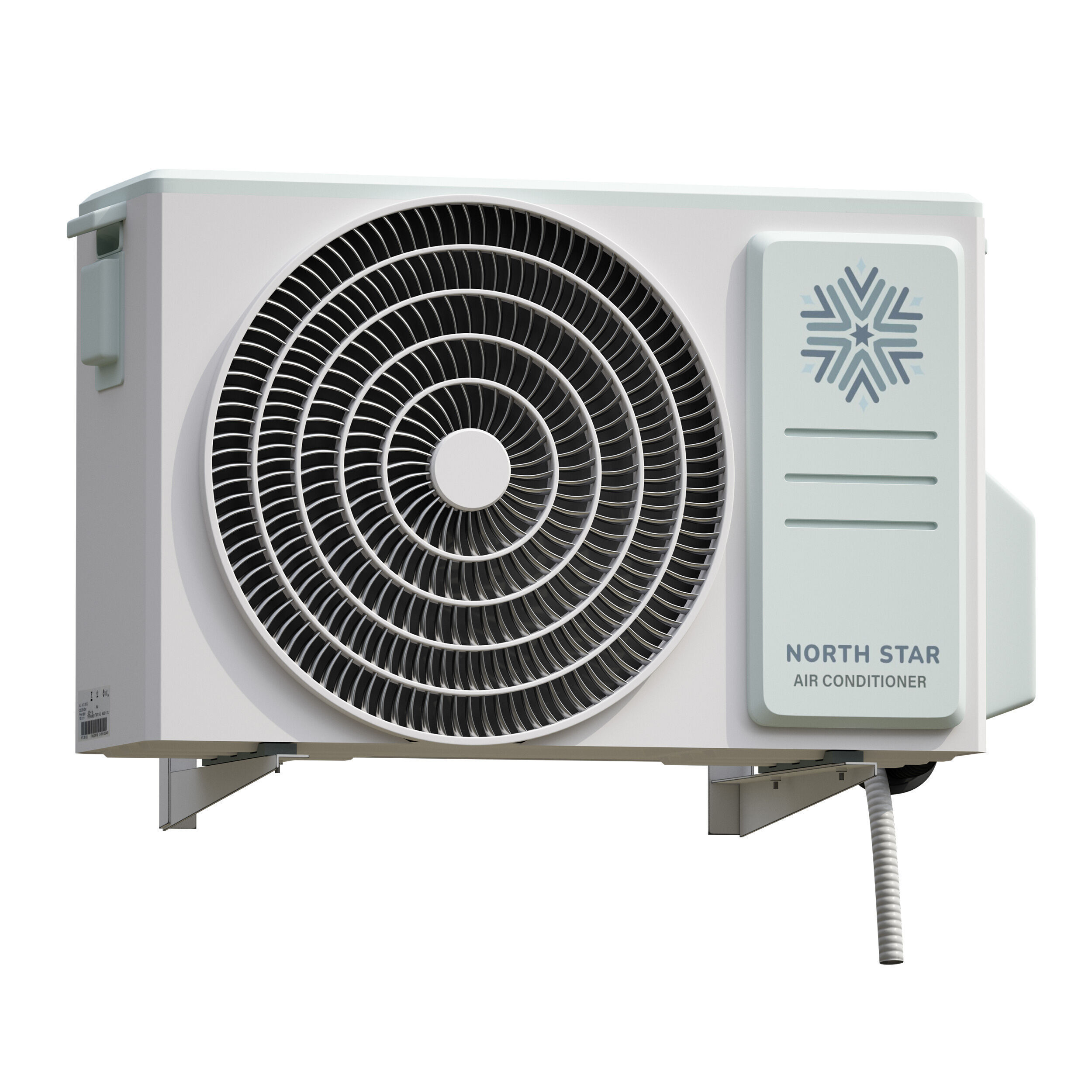 Air conditioner outdoor unit air conditioner 3D model_7