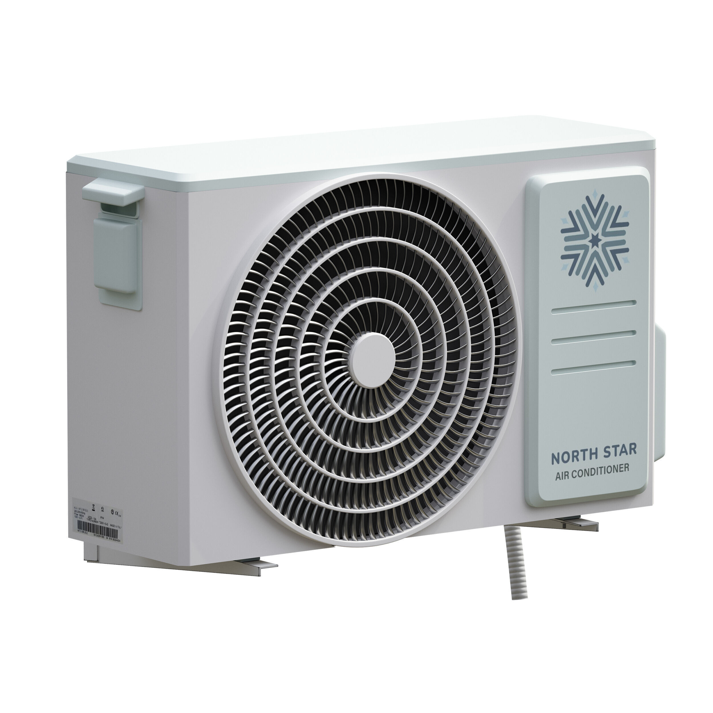 Air conditioner outdoor unit air conditioner 3D model_1