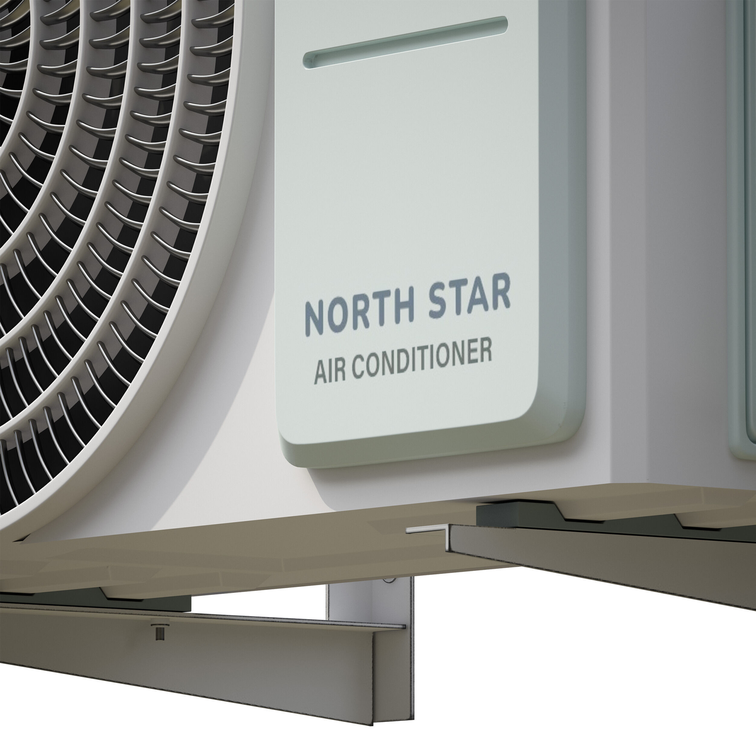 Air conditioner outdoor unit air conditioner 3D model_19