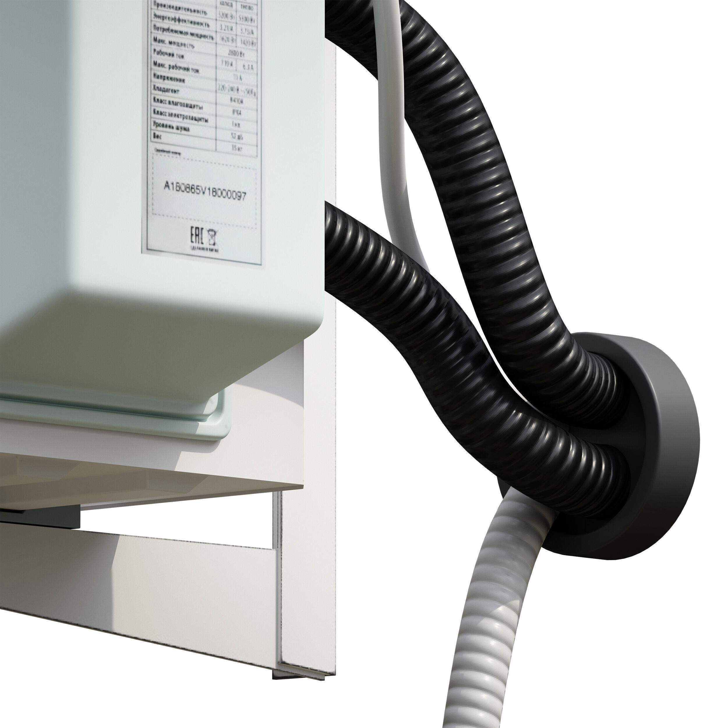 Air conditioner outdoor unit air conditioner 3D model_23