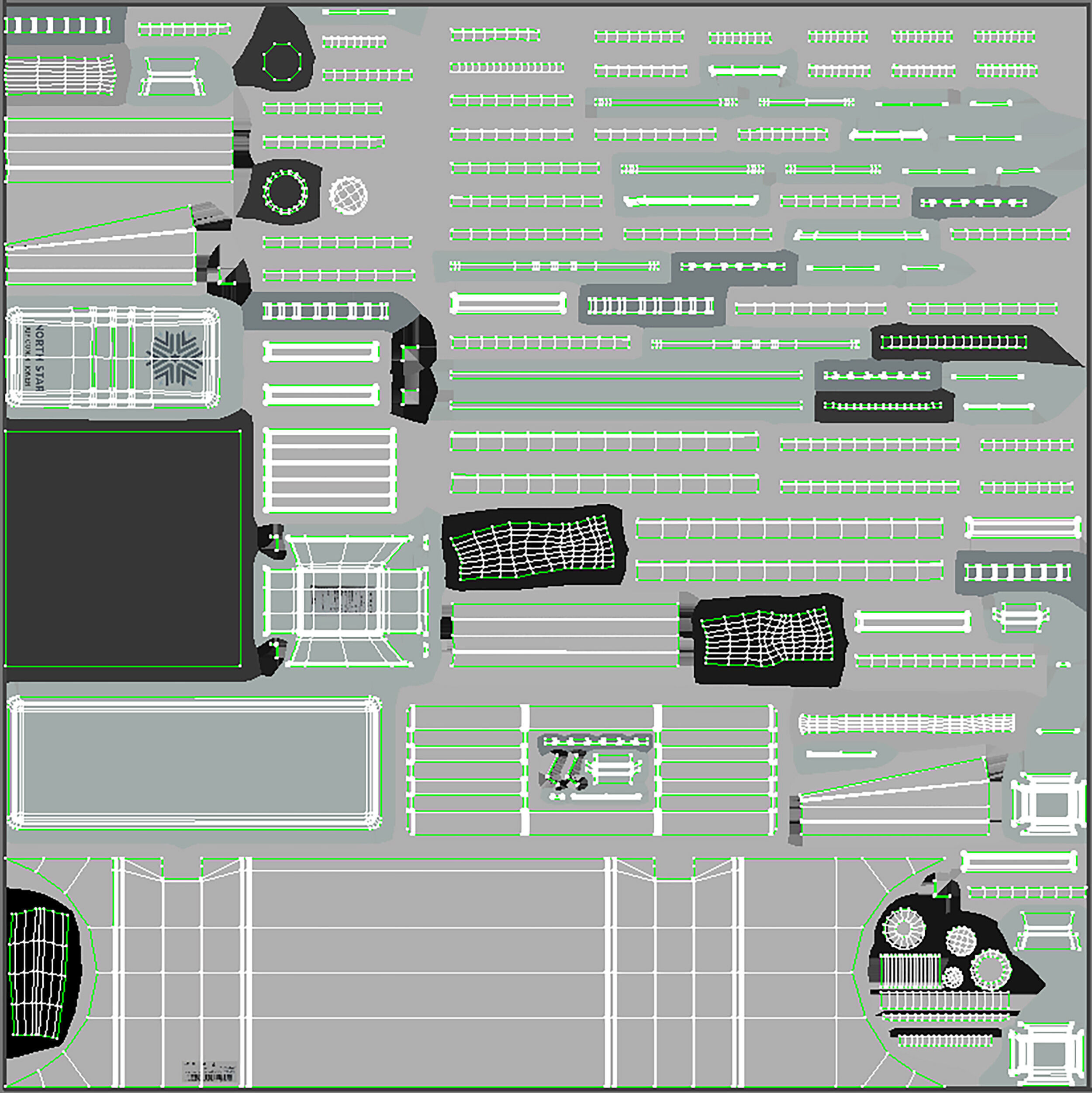 Air conditioner outdoor unit air conditioner 3D model_27