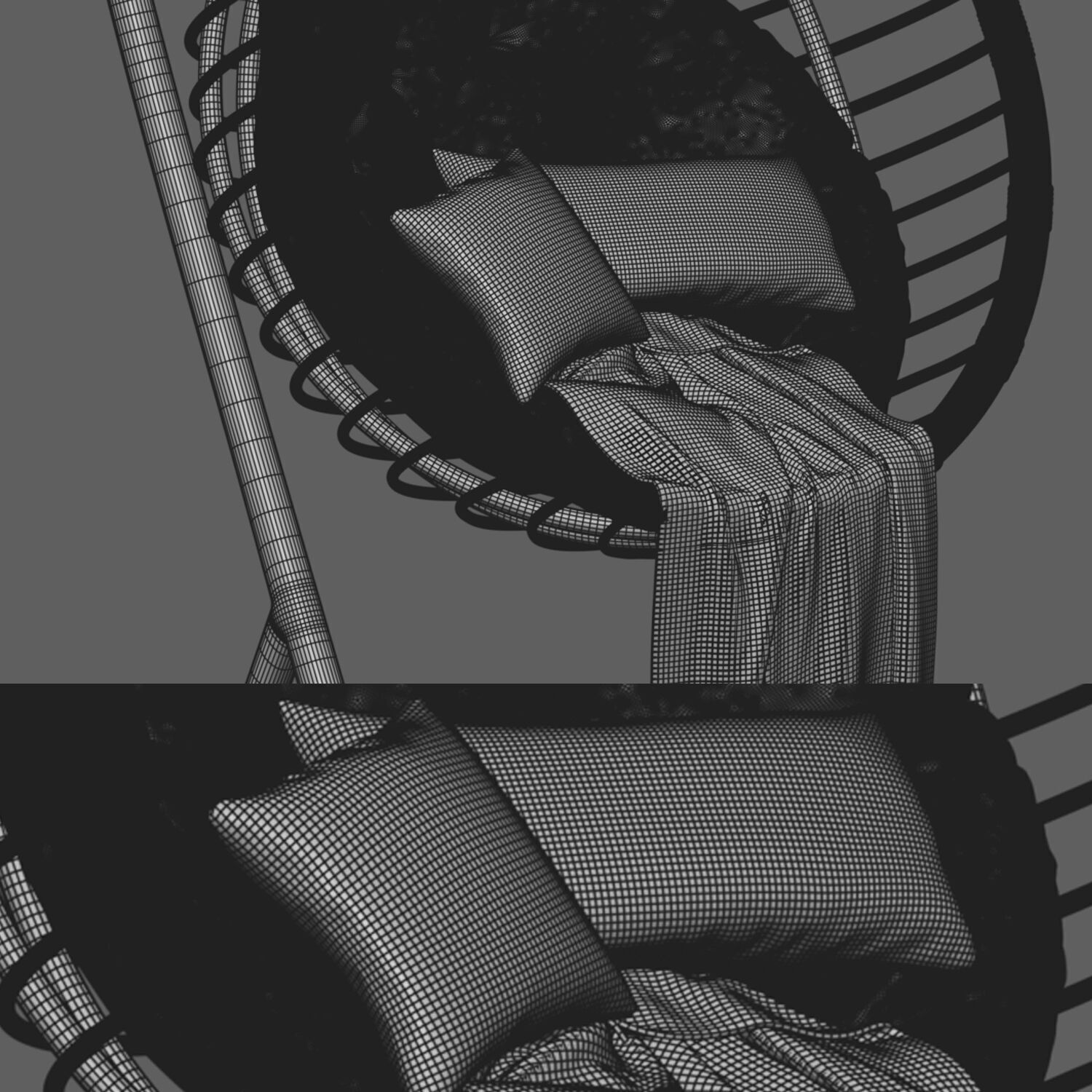 Hanging Chair 3D model_5
