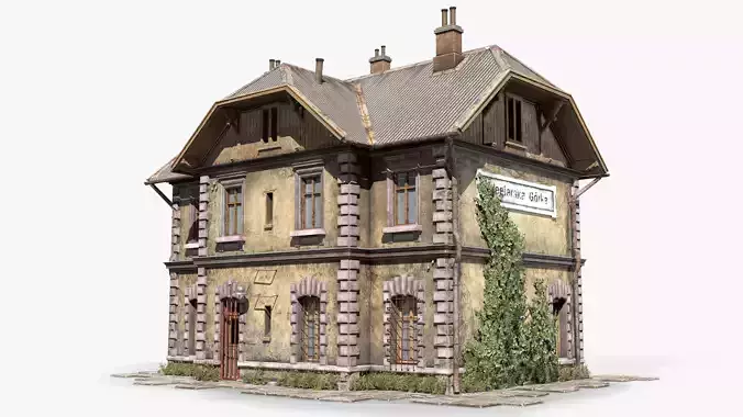 Abandoned Railroad Station House