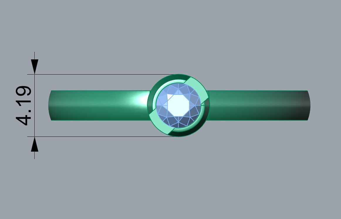 Minimal Ring  Free 3D print model_2