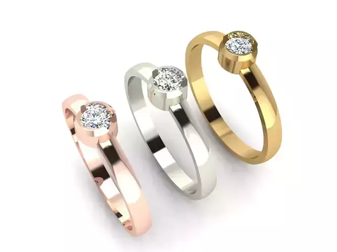 Minimal Ring  Free 3D print model