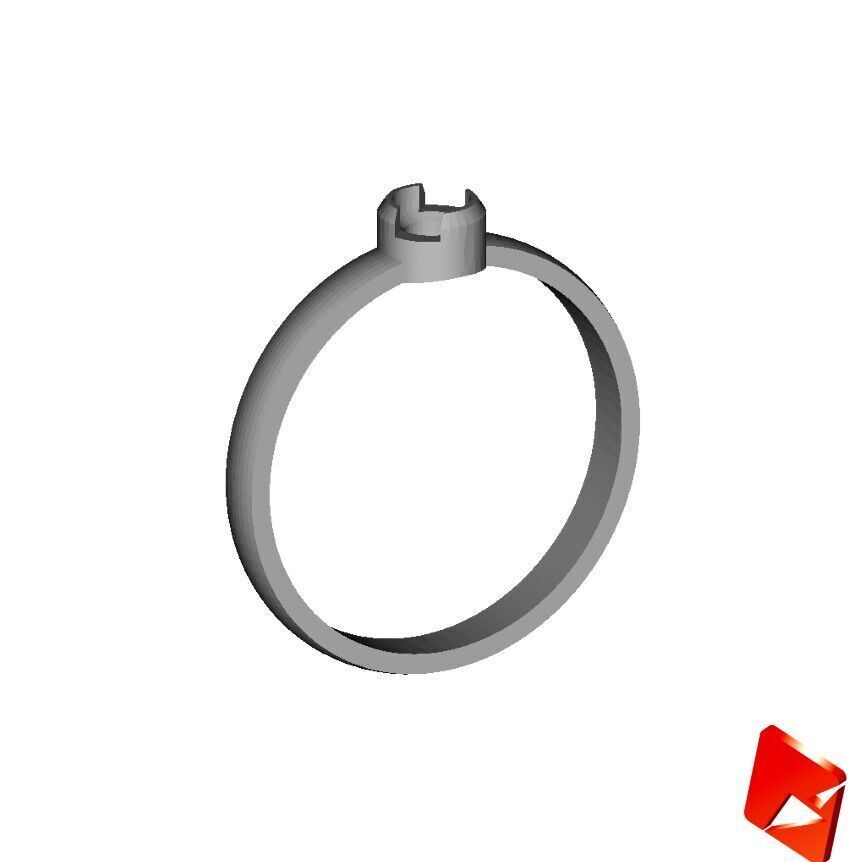 Minimal Ring  Free 3D print model_6