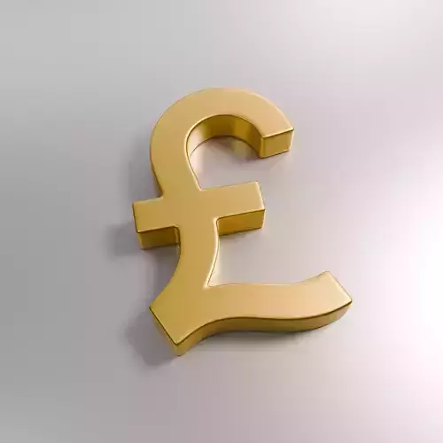 Pound Currency Symbol 3D model