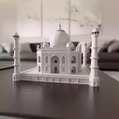 Taj mahal 3D print model