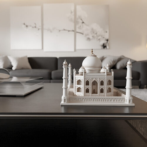 Taj mahal 3D print model