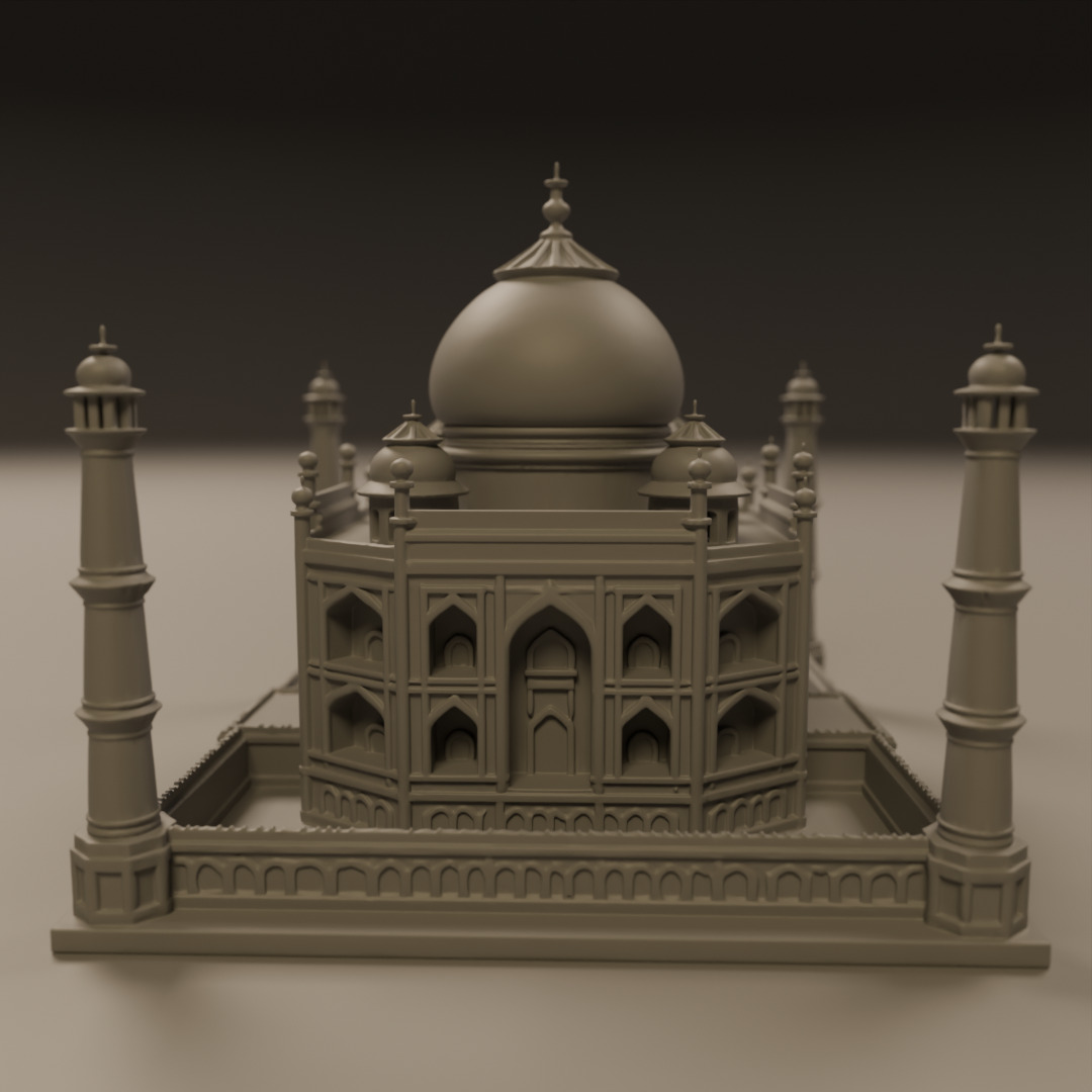 Taj mahal 3D print model_2