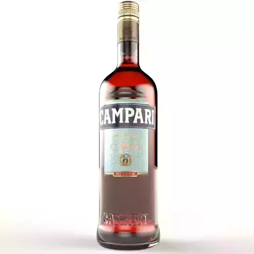 Campari Aperitifs Alcohol Bottle