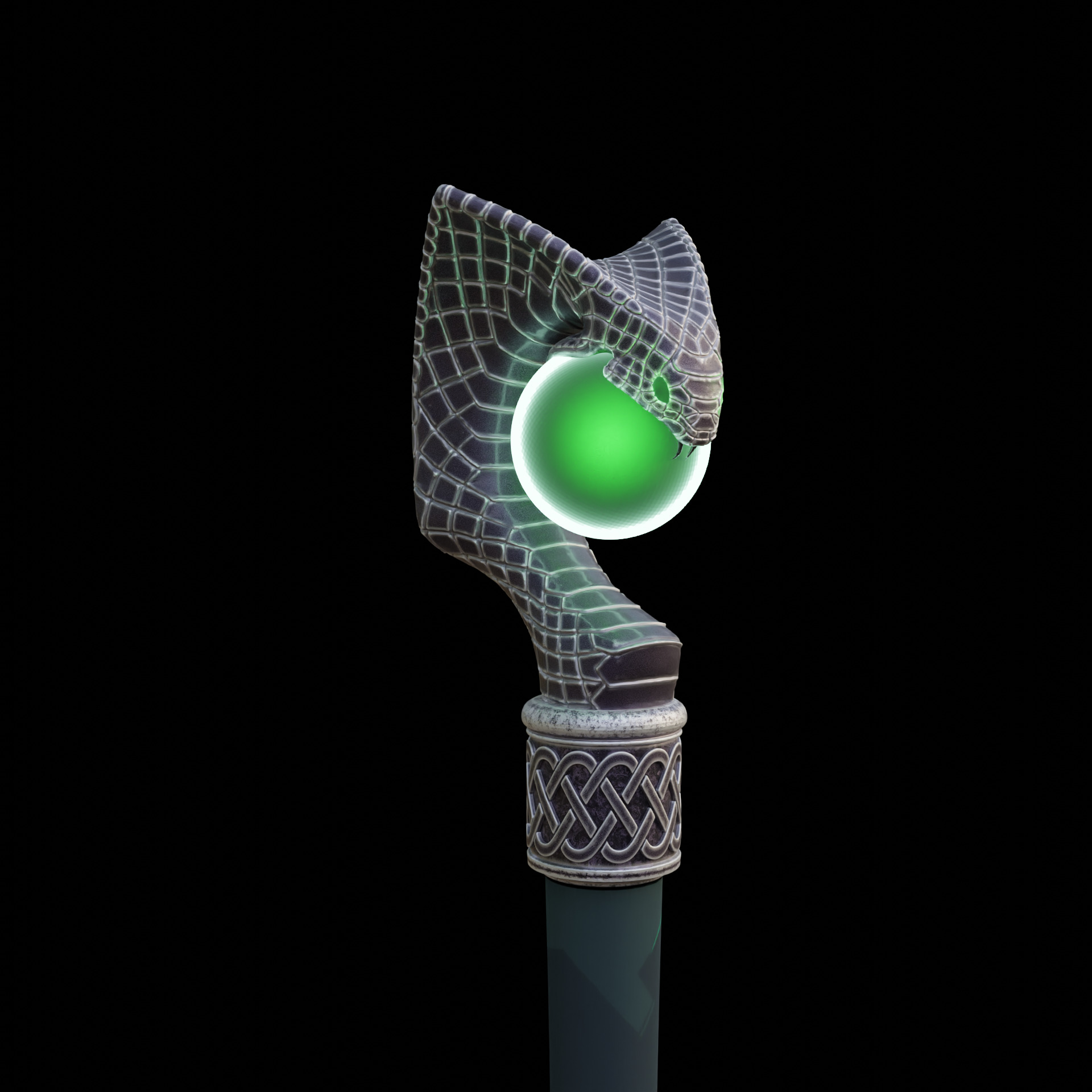 President Loki Cosplay Cane Marvel Rivals 3D print model_13