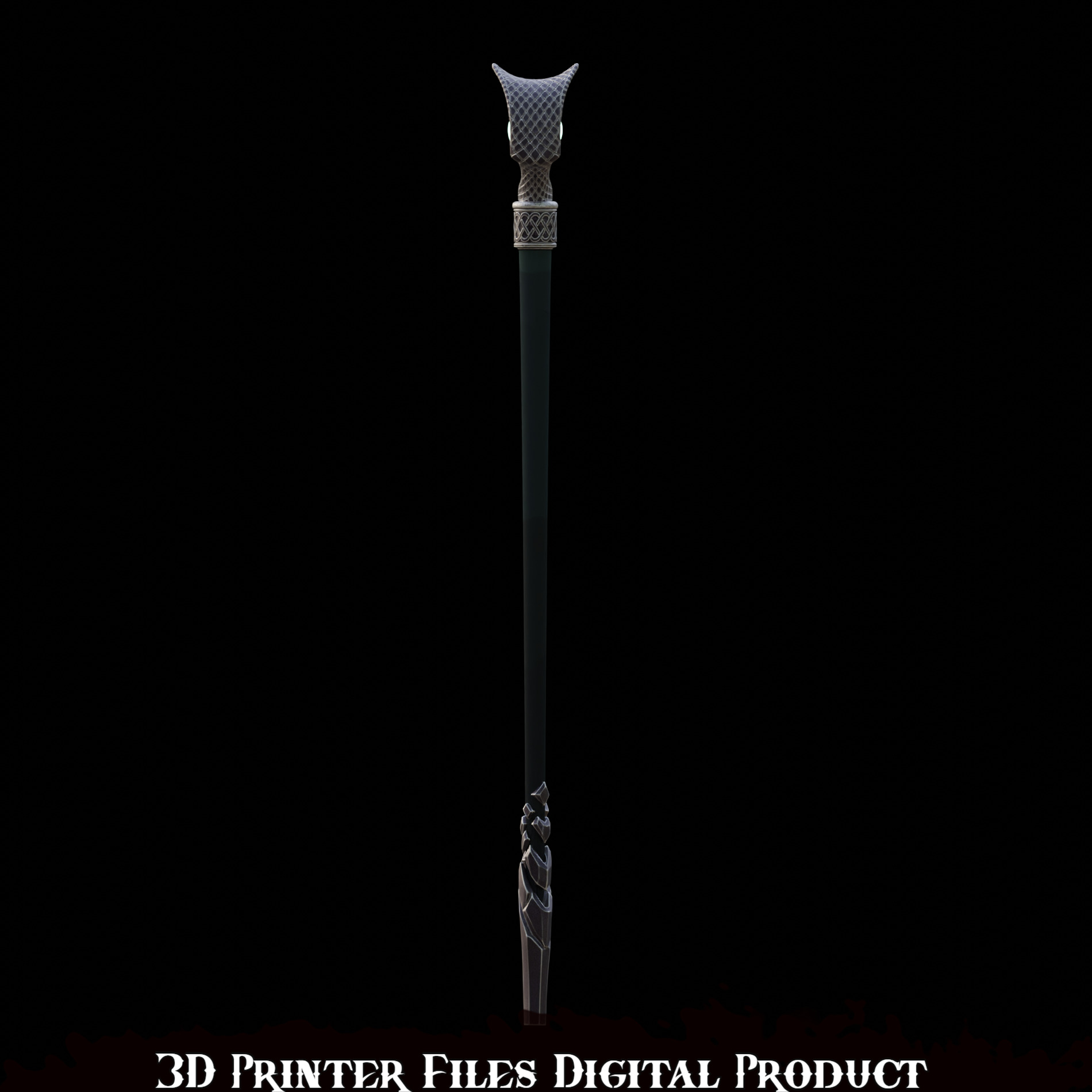 President Loki Cosplay Cane Marvel Rivals 3D print model_12