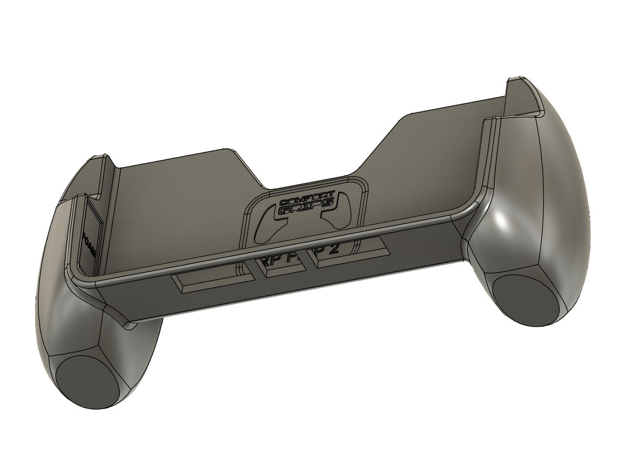 Retroid Pocket Flip 2 Comfort Grip Case 3D print model_4