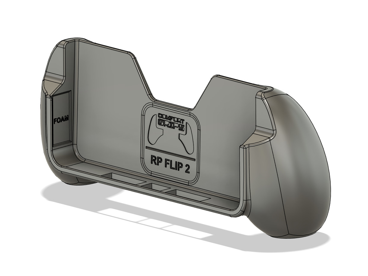 Retroid Pocket Flip 2 Comfort Grip Case 3D print model_2