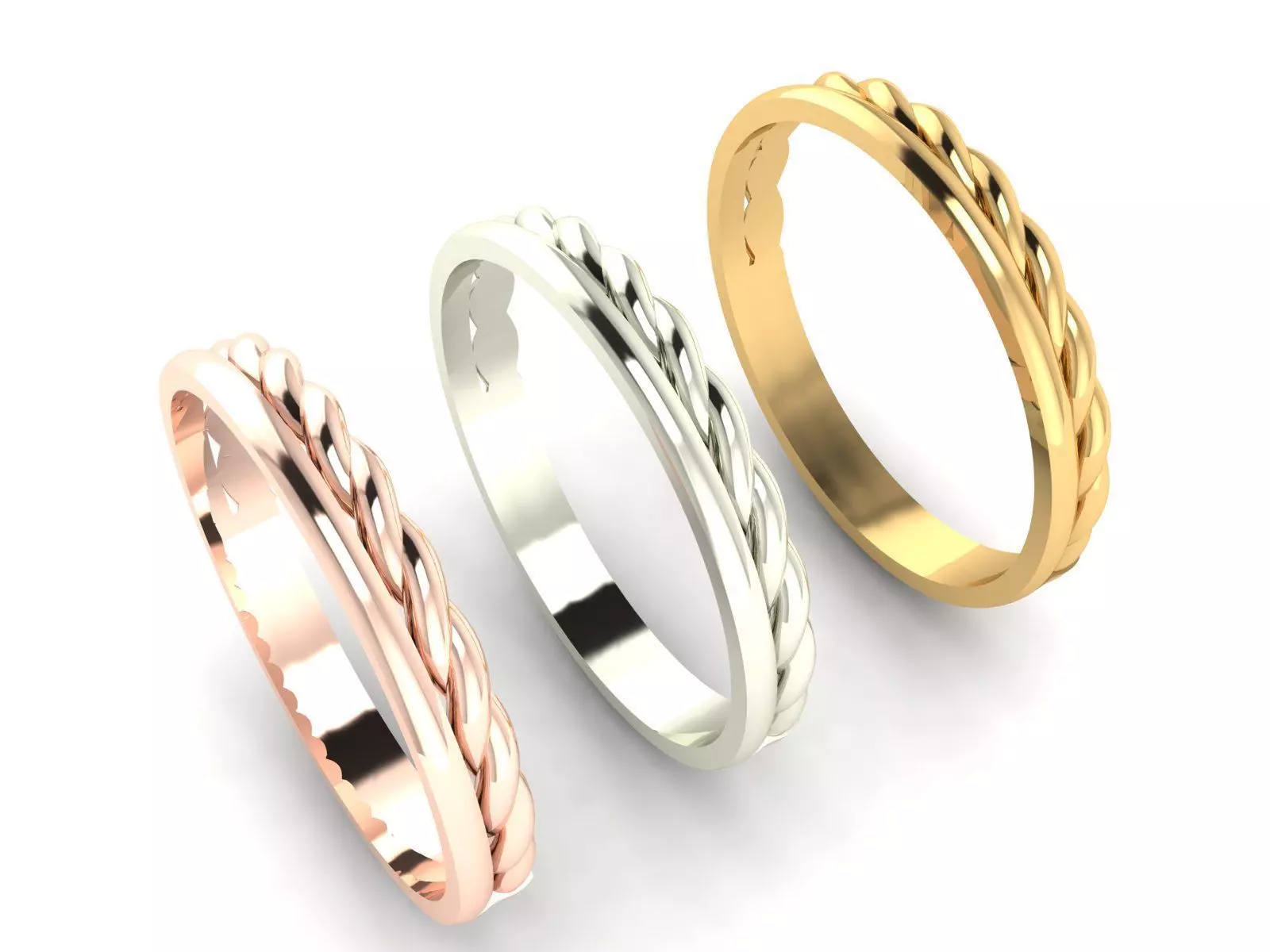 Minimal Ring  3D print model_0