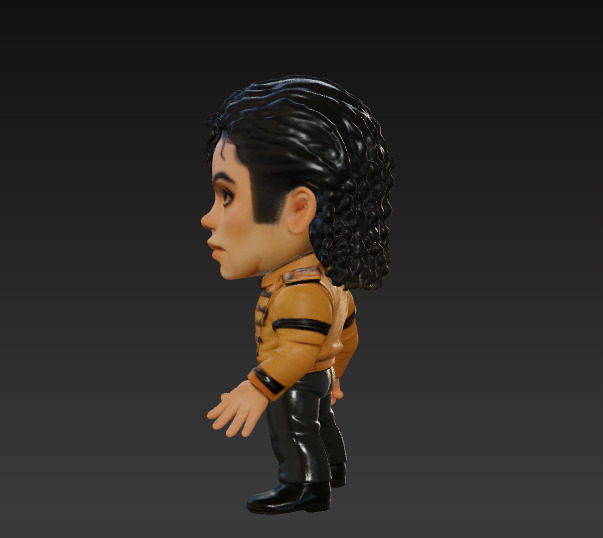 Michael Jackson Chibi Collection 3D print model_2