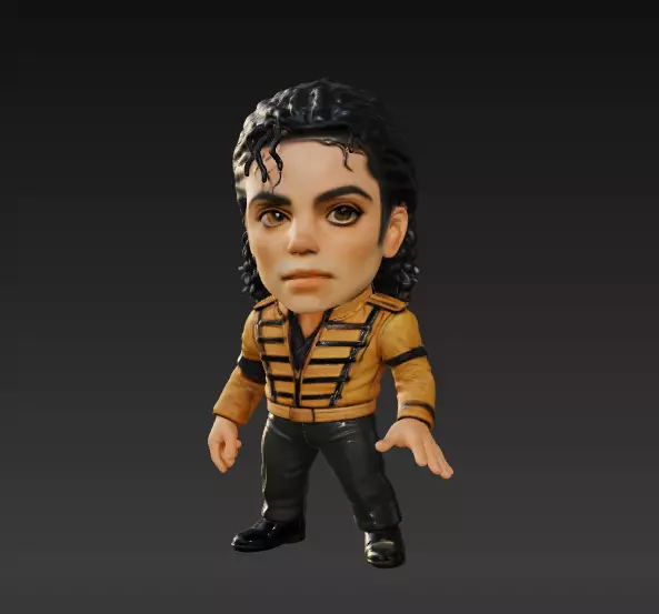 Michael Jackson Chibi Collection 3D print model_0