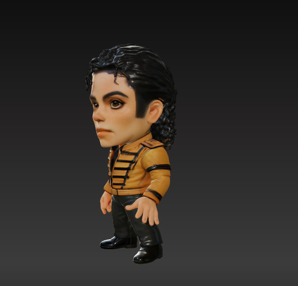 Michael Jackson Chibi Collection 3D print model_1