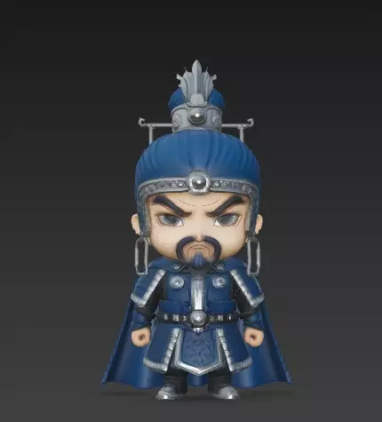SAMURAI SHAI Low-poly 3D model