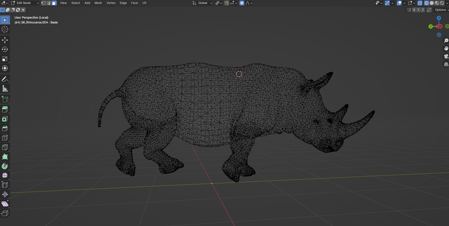 Rhinoceros 3D model_4