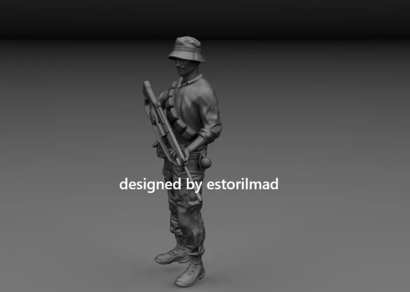 AUSTRALIAN SOLDIER ANZACS VIETNAM V1 3D print model