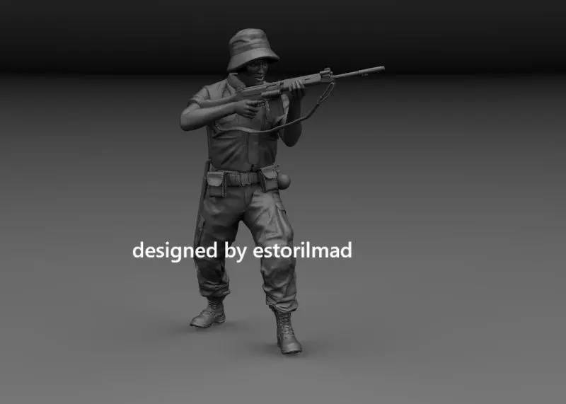 AUSTRALIAN SOLDIER ANZACS VIETNAM V2 3D print model_0