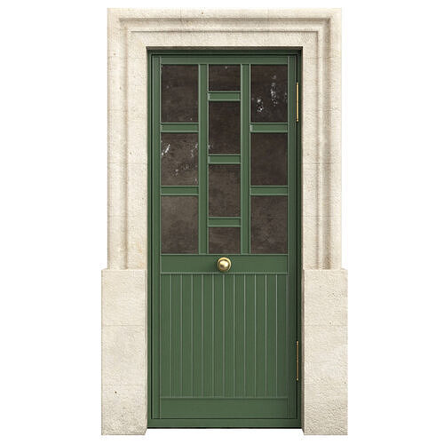 Entrance classic door 139  3D model