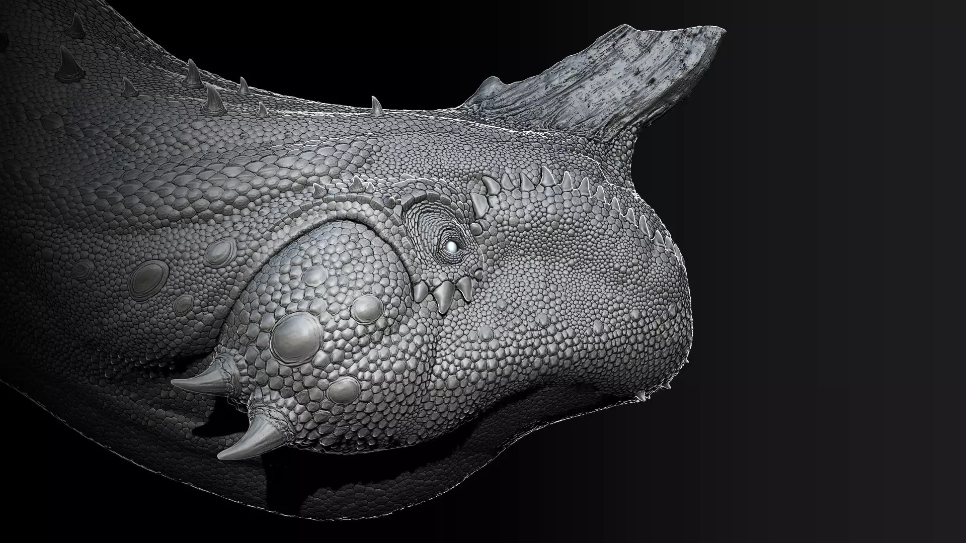 Dragon Head 03 3D print model