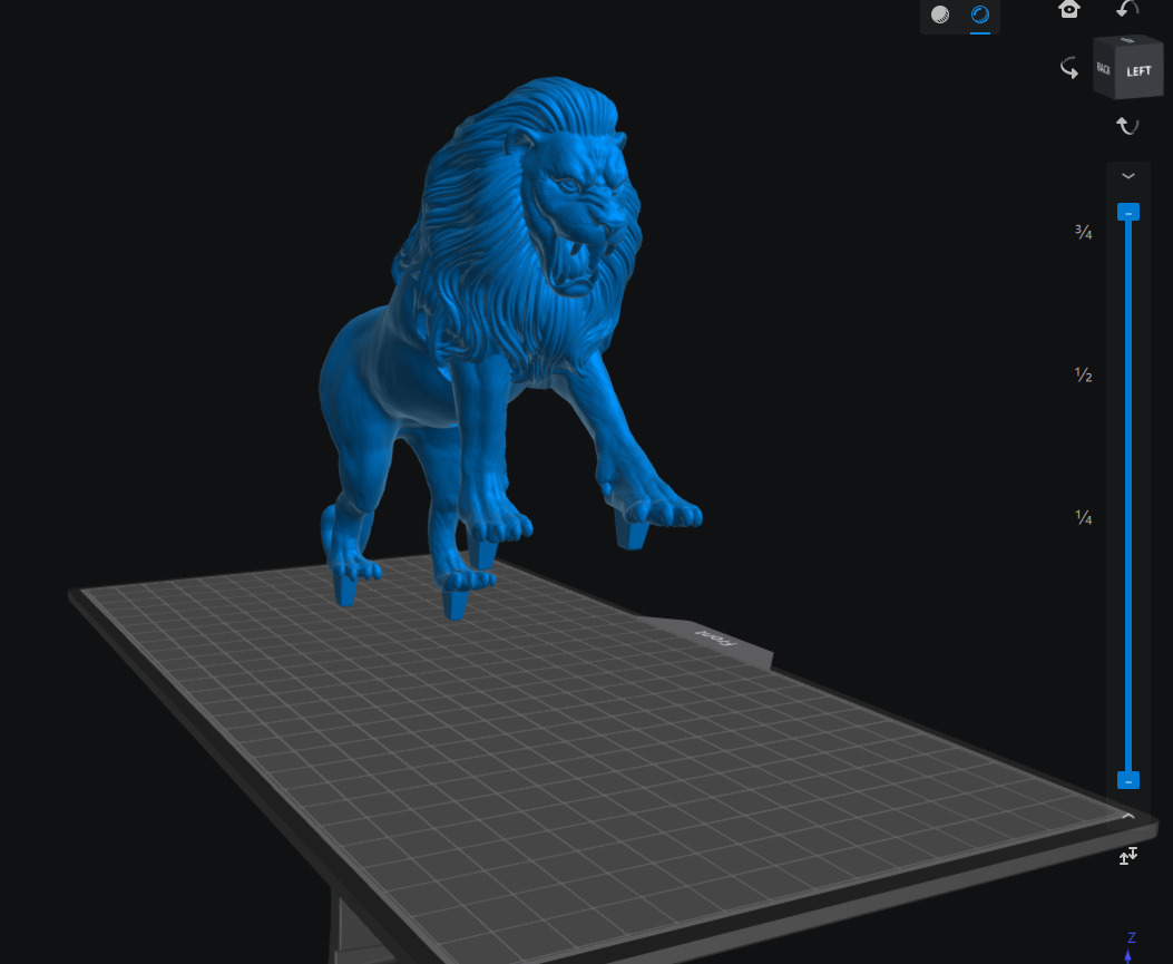 Lion Sculpt 3D print model_6