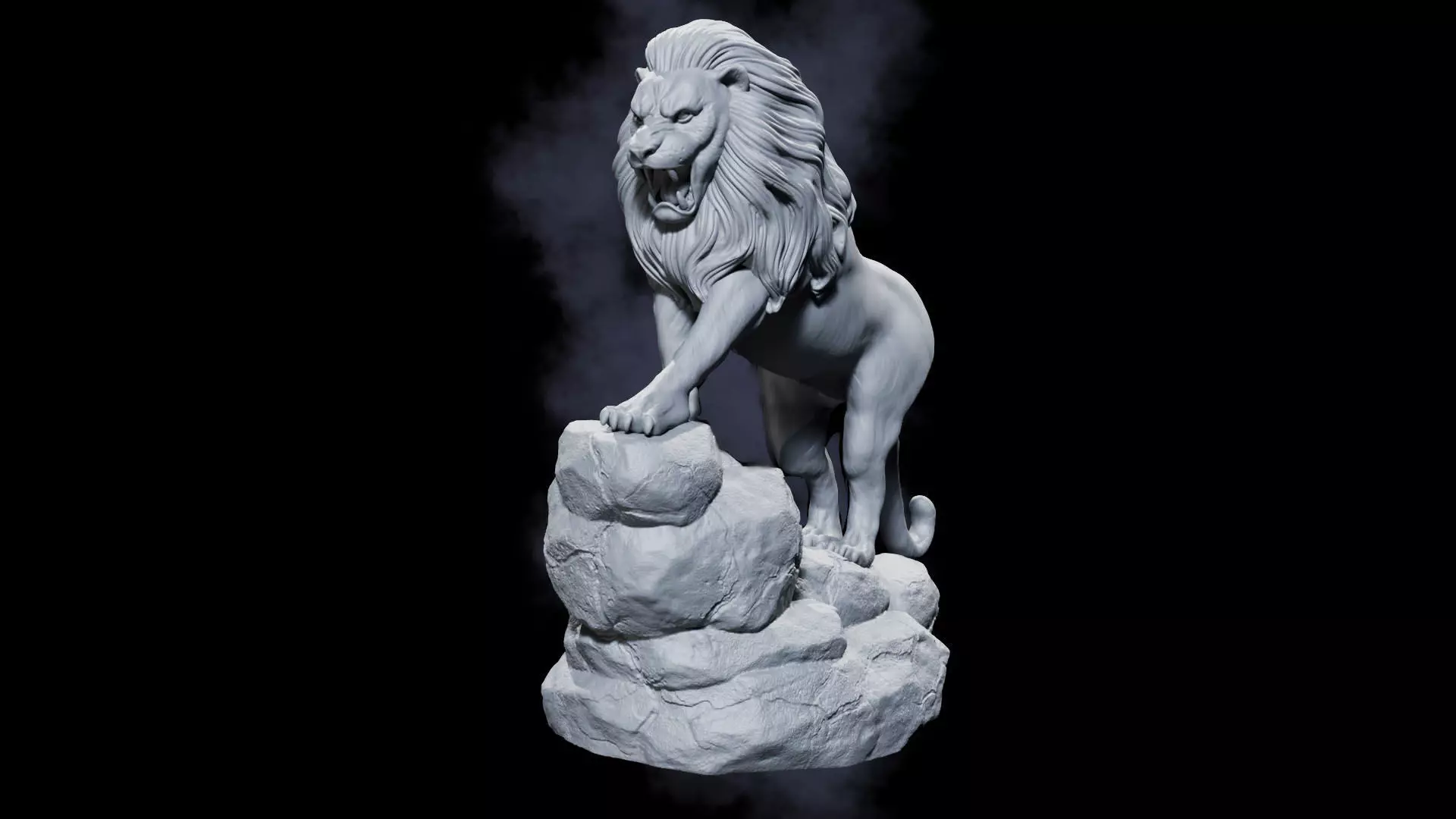 Lion Sculpt 3D print model_0