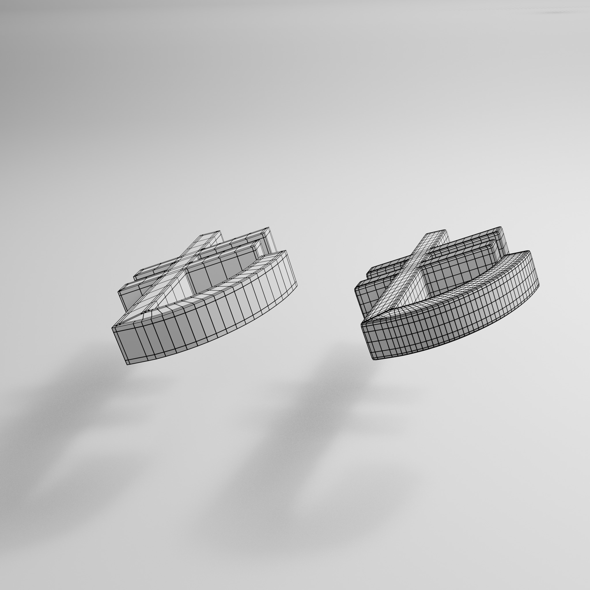 Turkish Lira Currency Symbol 3D model_7