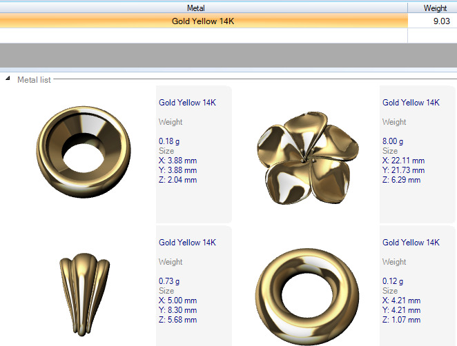 Beautiful Diamond Hawaiian  Plumeria Pendant Jewelry 3D print model_20