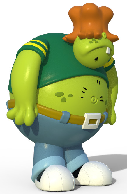 BIG BILLY FROM THE GANGREEN GANG -PARTS AND COMPLETE 3D print model_6