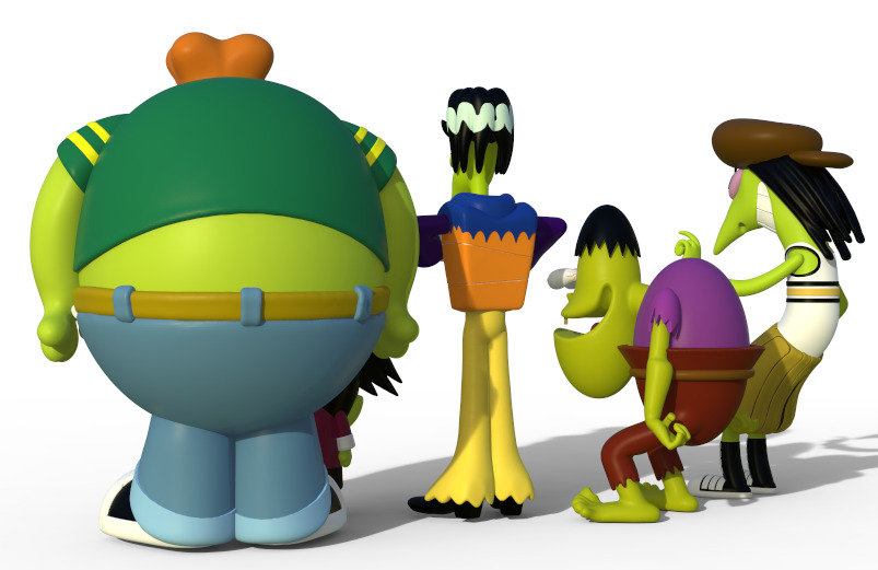 BIG BILLY FROM THE GANGREEN GANG -PARTS AND COMPLETE 3D print model_11