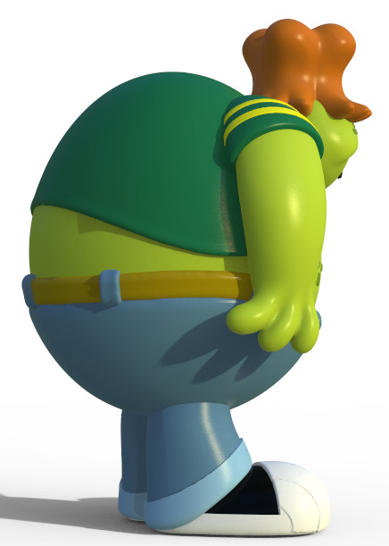 BIG BILLY FROM THE GANGREEN GANG -PARTS AND COMPLETE 3D print model_5