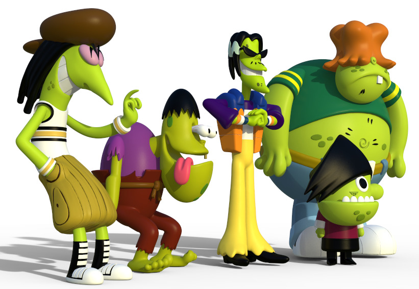 BIG BILLY FROM THE GANGREEN GANG -PARTS AND COMPLETE 3D print model_15