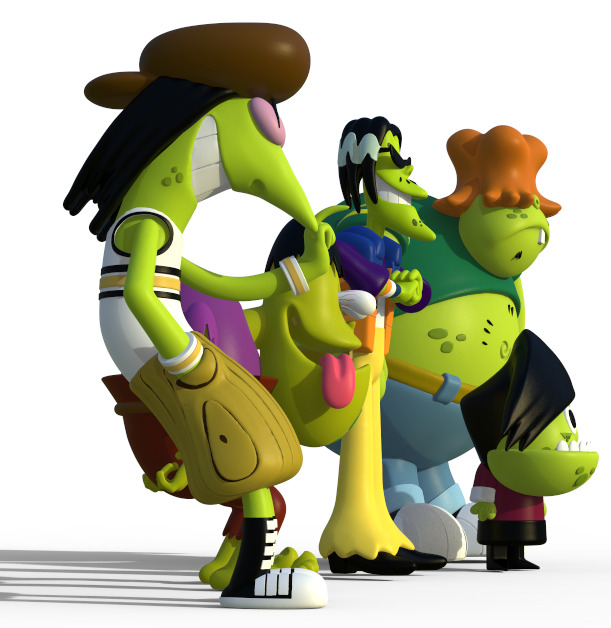 BIG BILLY FROM THE GANGREEN GANG -PARTS AND COMPLETE 3D print model_14