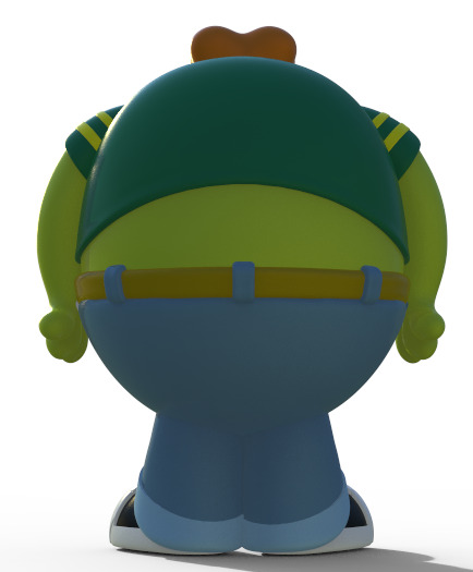 BIG BILLY FROM THE GANGREEN GANG -PARTS AND COMPLETE 3D print model_4