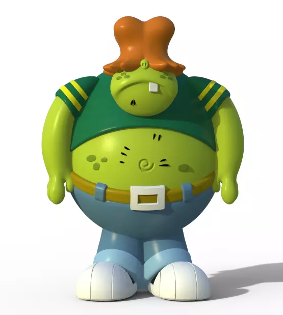 BIG BILLY FROM THE GANGREEN GANG -PARTS AND COMPLETE 3D print model_0