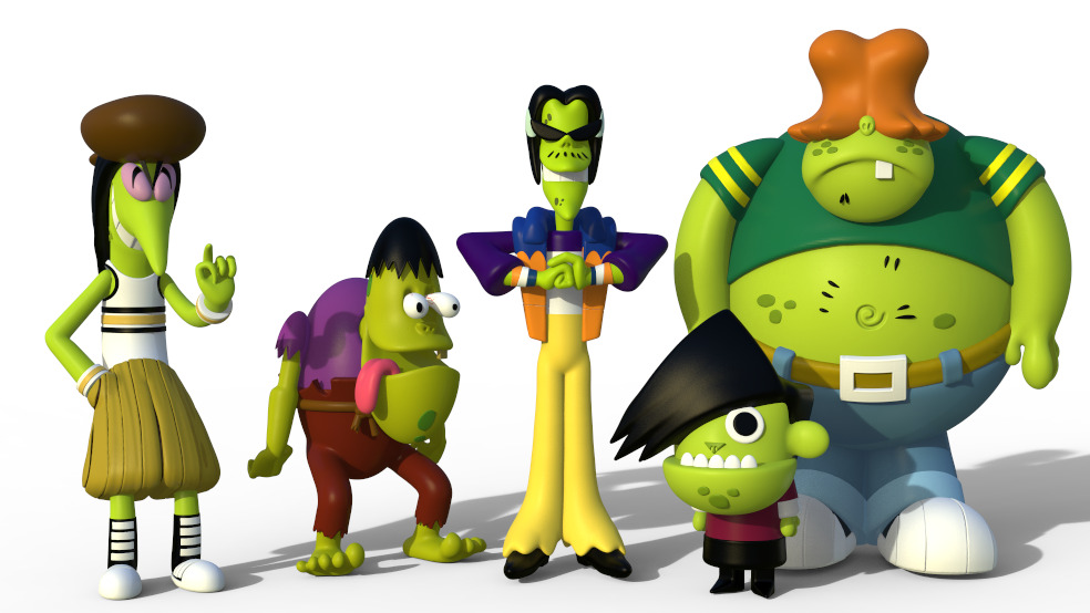 BIG BILLY FROM THE GANGREEN GANG -PARTS AND COMPLETE 3D print model_7