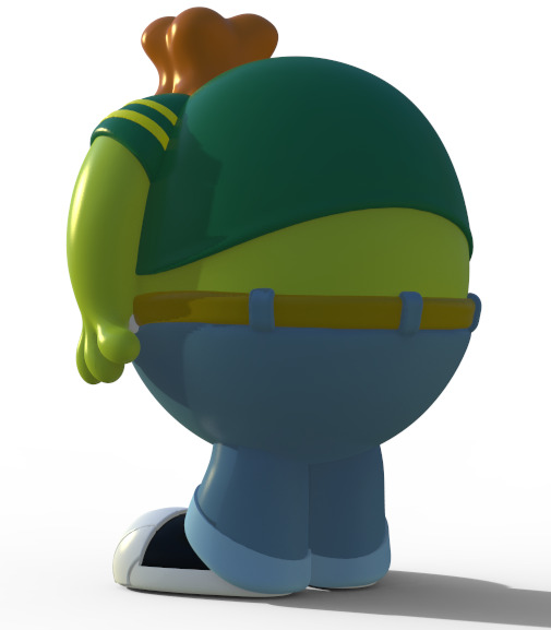 BIG BILLY FROM THE GANGREEN GANG -PARTS AND COMPLETE 3D print model_3