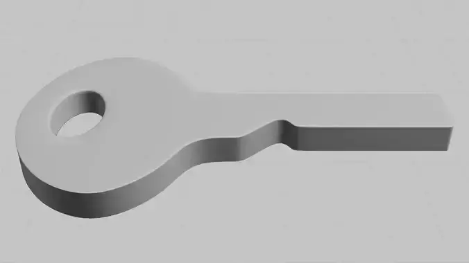 UK Socket Earth Pin Key 3D Printable Tool 3 Sizes 3D print model